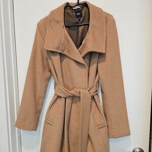 Vintage Gap camel trench style overcoat